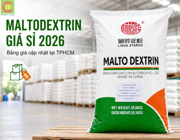 Maltodextrin Giá Sỉ Mới Nhất 2026 – Bảng Giá Cập Nhật Tại TPHCM