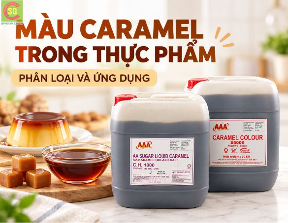 Màu Caramel Trong Thực Phẩm: Phân Loại Và Ứng Dụng