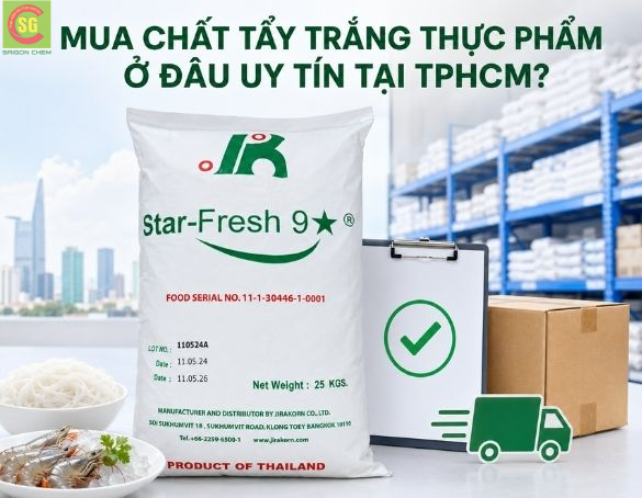 Mua Chất Tẩy Trắng Thực Phẩm Ở Đâu Uy Tín Tại TPHCM?