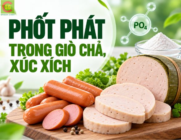 Phốt Phát Trong Giò Chả, Xúc Xích: Vai Trò Nhũ Hóa Và Ổn Định Cấu Trúc