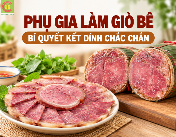 Phụ Gia Làm Giò Bê - Bí Quyết Kết Dính Chắc, Không Bở Rã