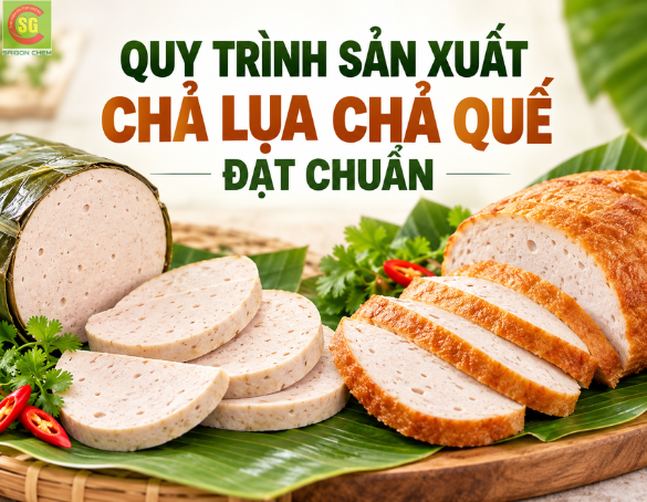 Quy Trình Sản Xuất Chả Lụa Chả Quế Đạt Chuẩn – Vai Trò Phụ Gia