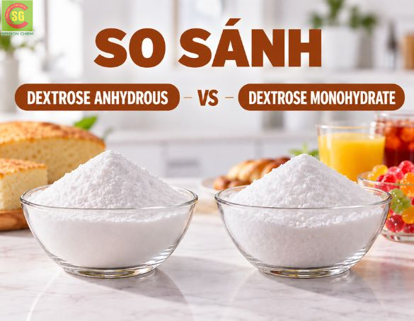 So Sánh Dextrose Anhydrous Và Dextrose Monohydrate - Nên Chọn Loại Nào Cho Sản Xuất?