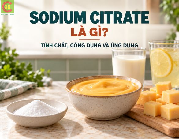 Sodium Citrate Là Gì? Tính Chất, Công Dụng Và Ứng Dụng Trong Thực Phẩm