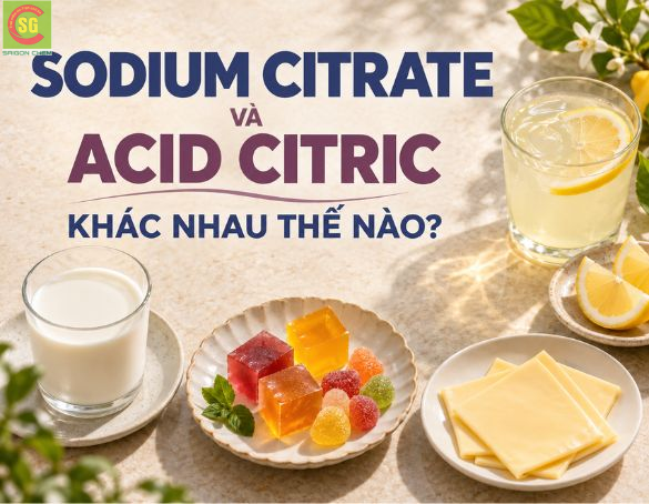 Sodium Citrate Và Acid Citric: Khác Nhau Thế Nào, Nên Dùng Ra Sao?